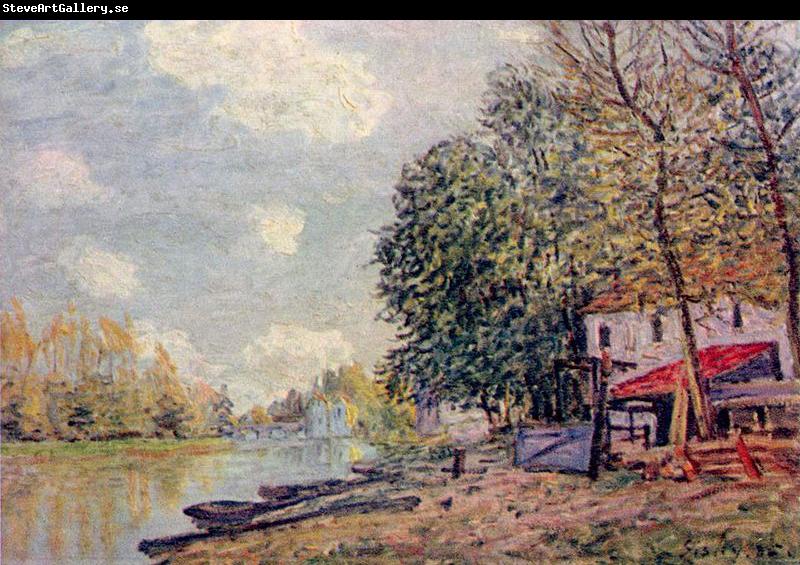 Alfred Sisley Der Loing in Moret